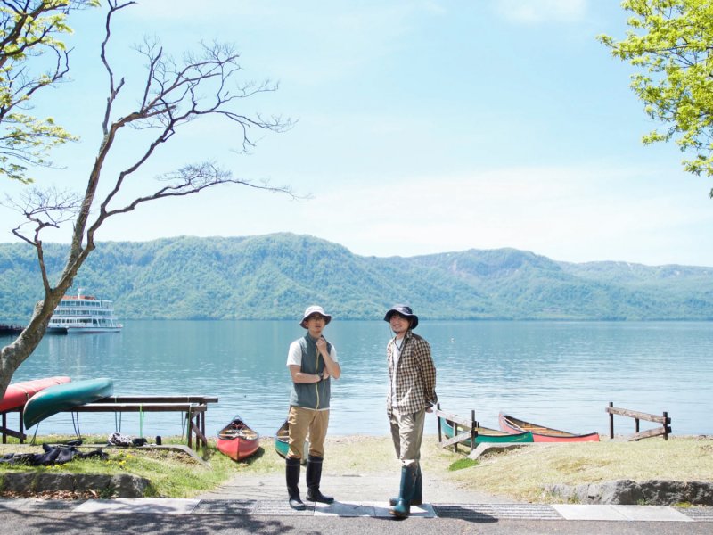 十和田湖　カヌー　Towadako Guidehouse 櫂