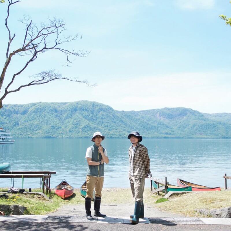 十和田湖　カヌー　Towadako Guidehouse 櫂